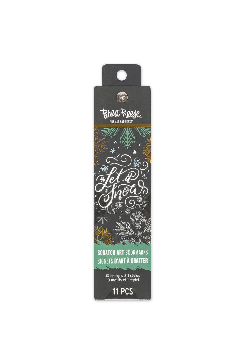 Brea Reese Scratch Art Bookmark Kit Art Deco Holiday 10 Bookmarks ...