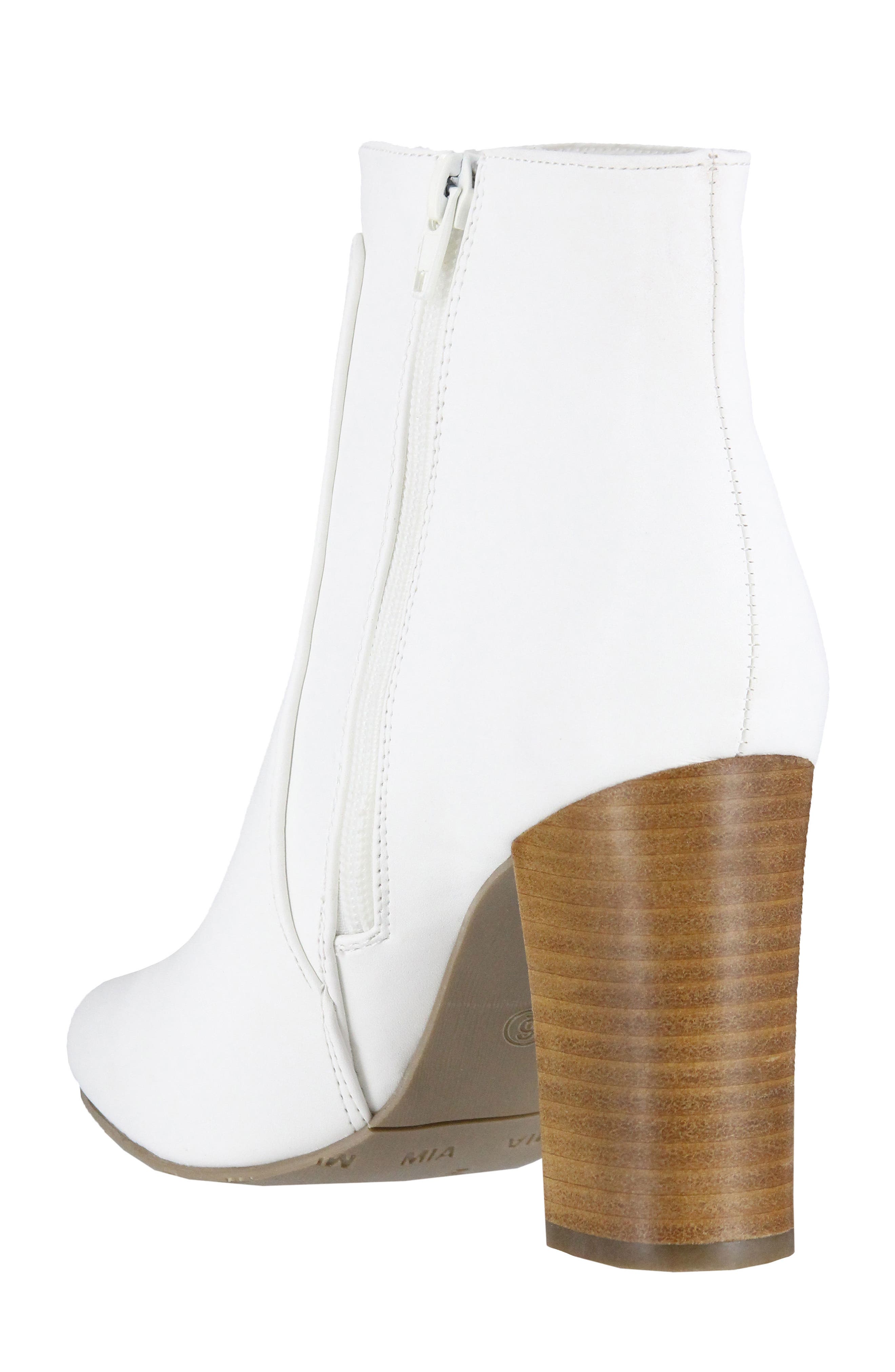 Rosebud Bootie, Alternate, color, WHITE