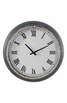 Grey Wall Clock