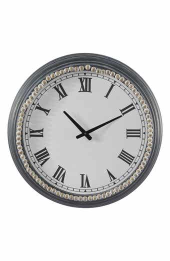 Grey Wall Clock