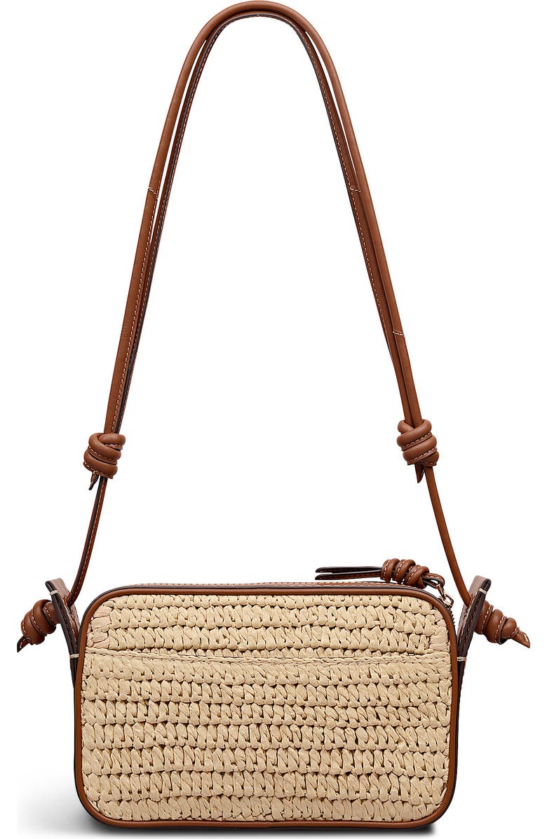 Radley The Camden - Raffia Small Ziptop Shoulder Bag, Alternate, color, Natural