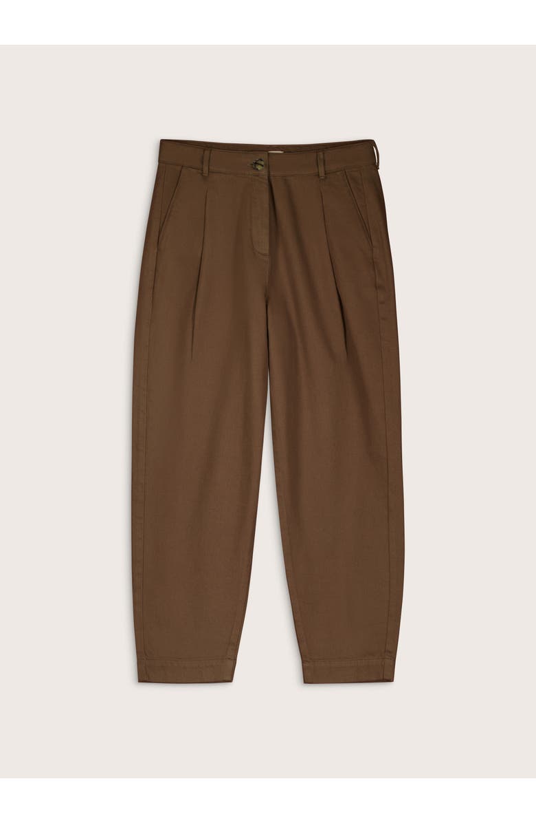 Baukjen Paola Mid-Rise Ankle Grazer Chino, Alternate, color, Milk Chocolate