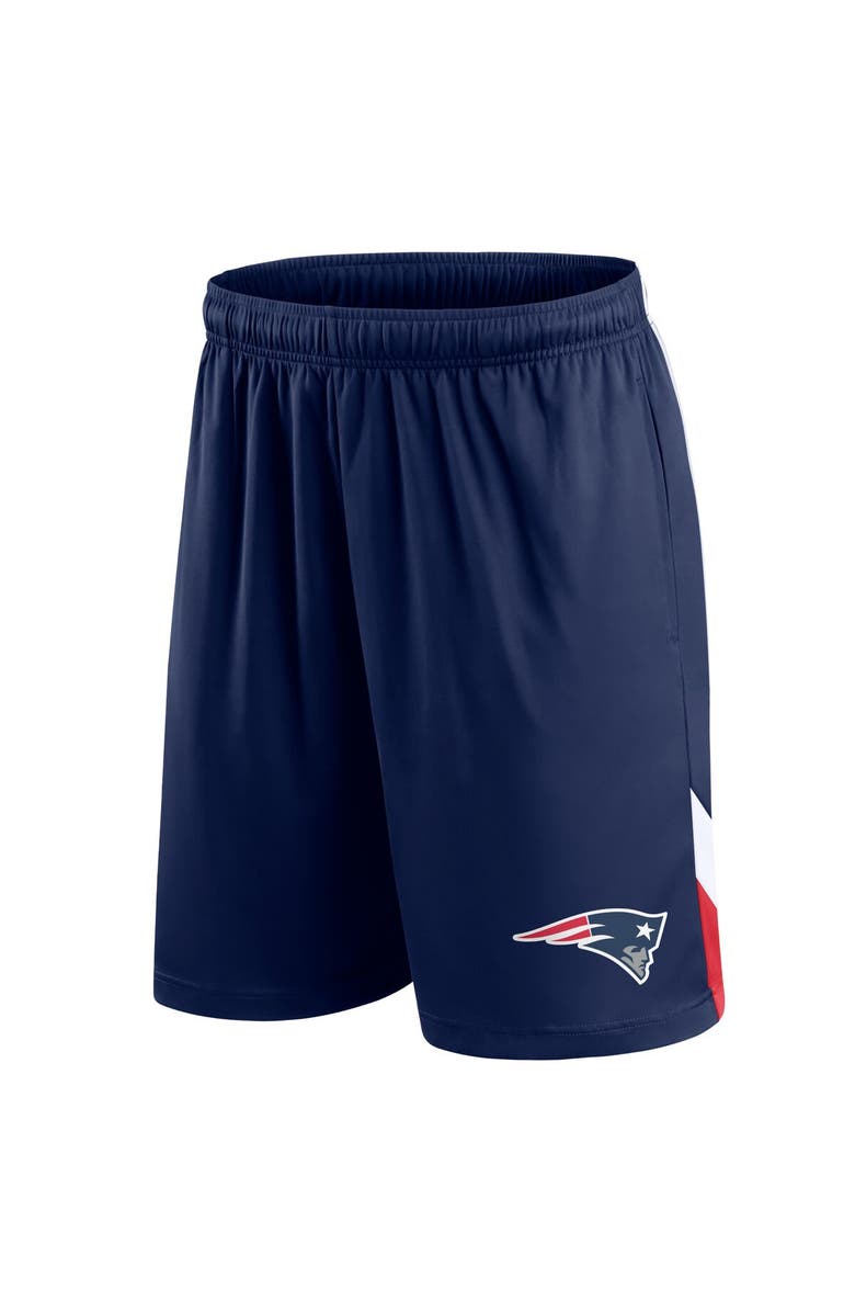 FANATICS Men's Fanatics Branded Navy New England Patriots Slice Shorts, Alternate, color,