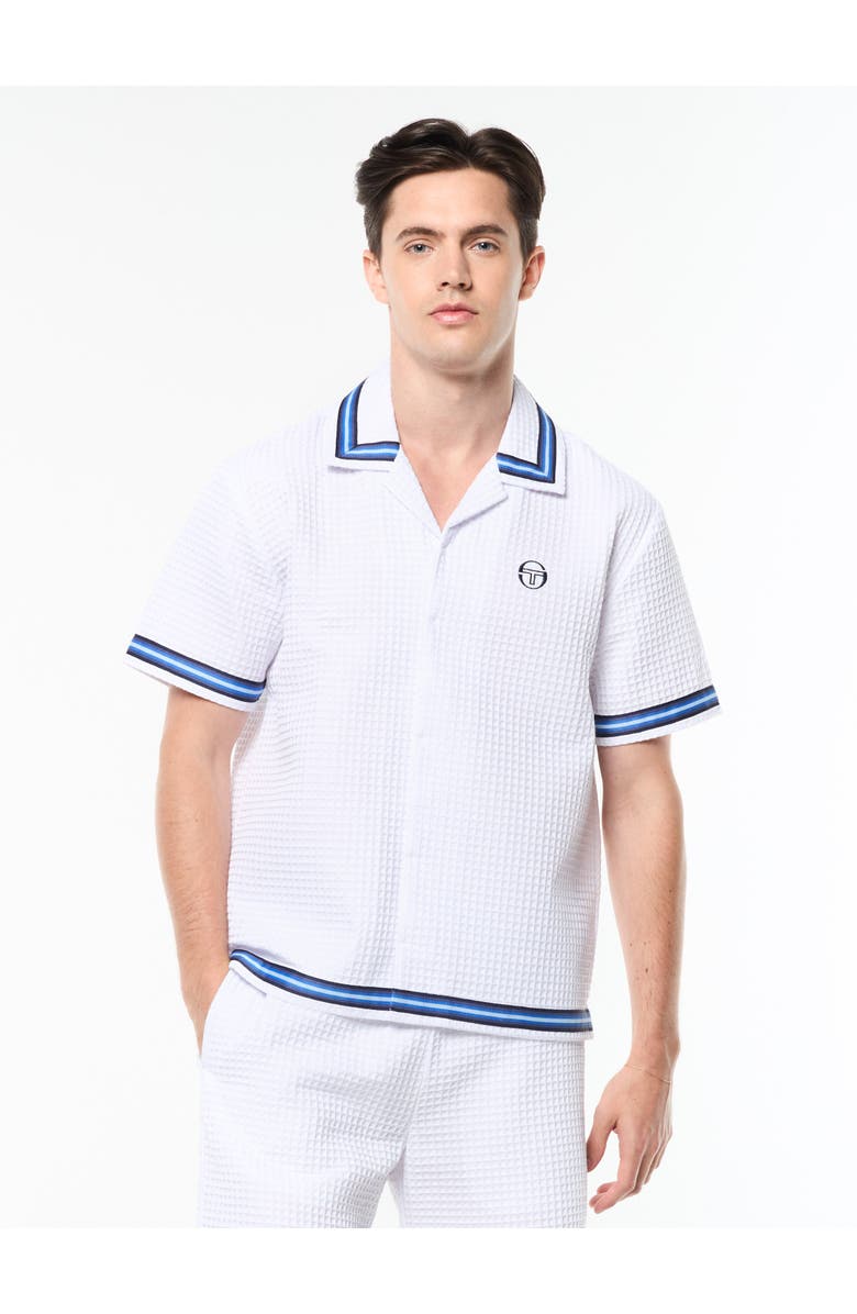 Sergio Tacchini Chiaro Cabana Shirt, Main, color, Brilliant White