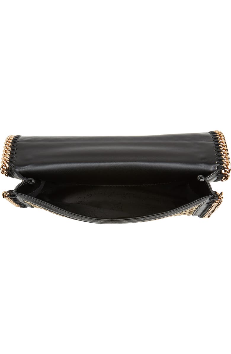 Stella McCartney Woven Faux Leather Flap Shoulder Bag, Alternate, color,