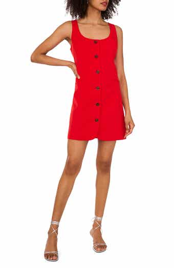 1.STATE Belted Sleeveless Minidress