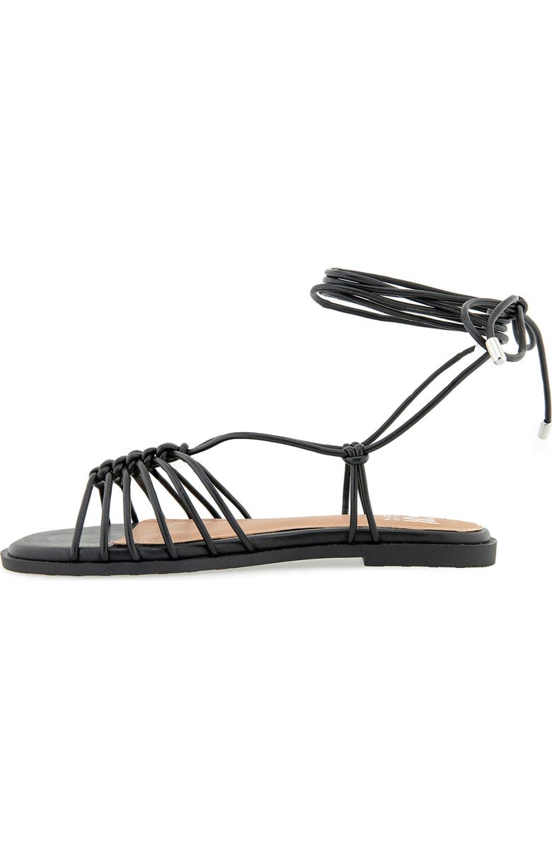 Rebecca Minkoff Caroline Ankle Wrap Sandal, Alternate, color, Black