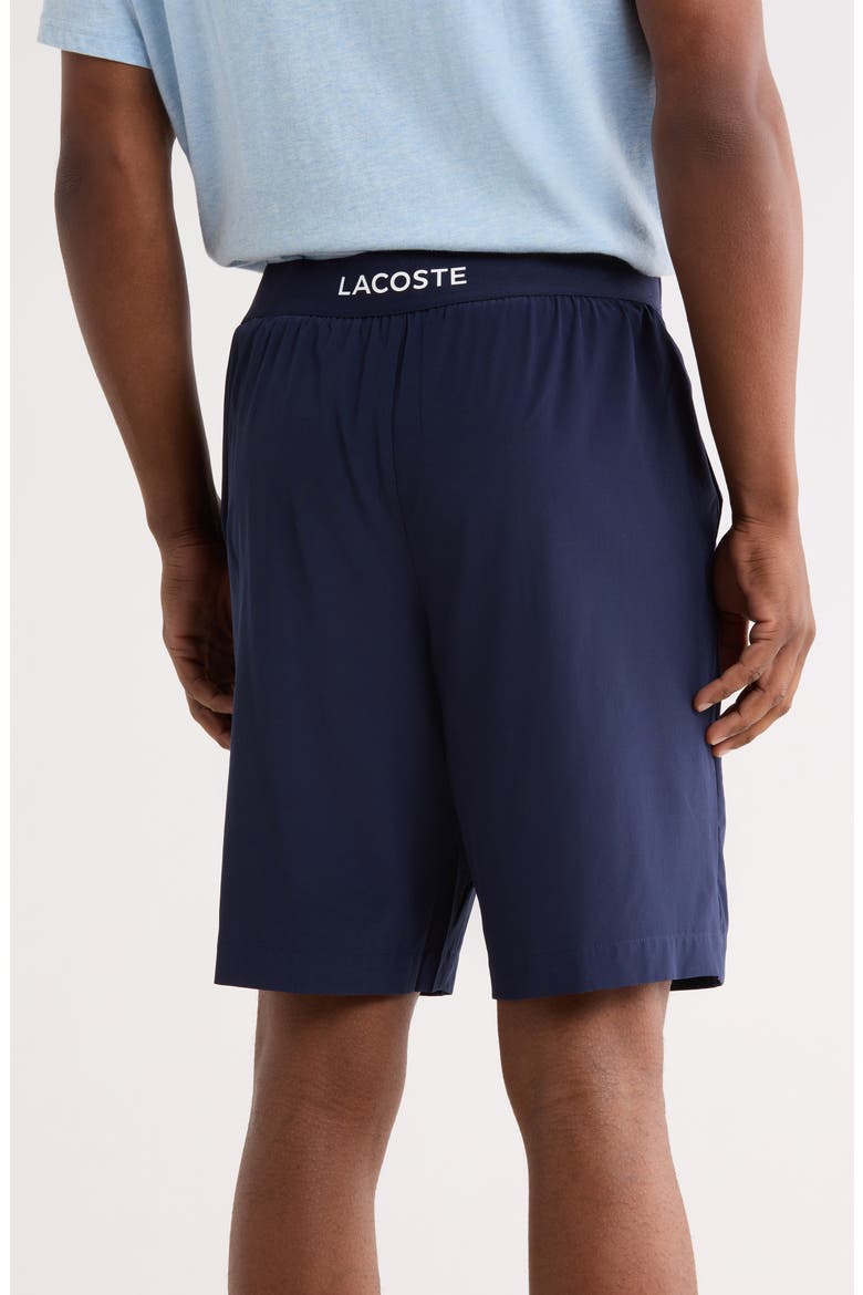 Cotton Pull-On Shorts, Alternate, color, NAVY BLUE/ WHITE