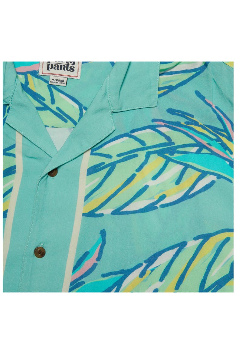 Johnny Jamaica Tropical Print Camp Shirt, Alternate, color, GREEN