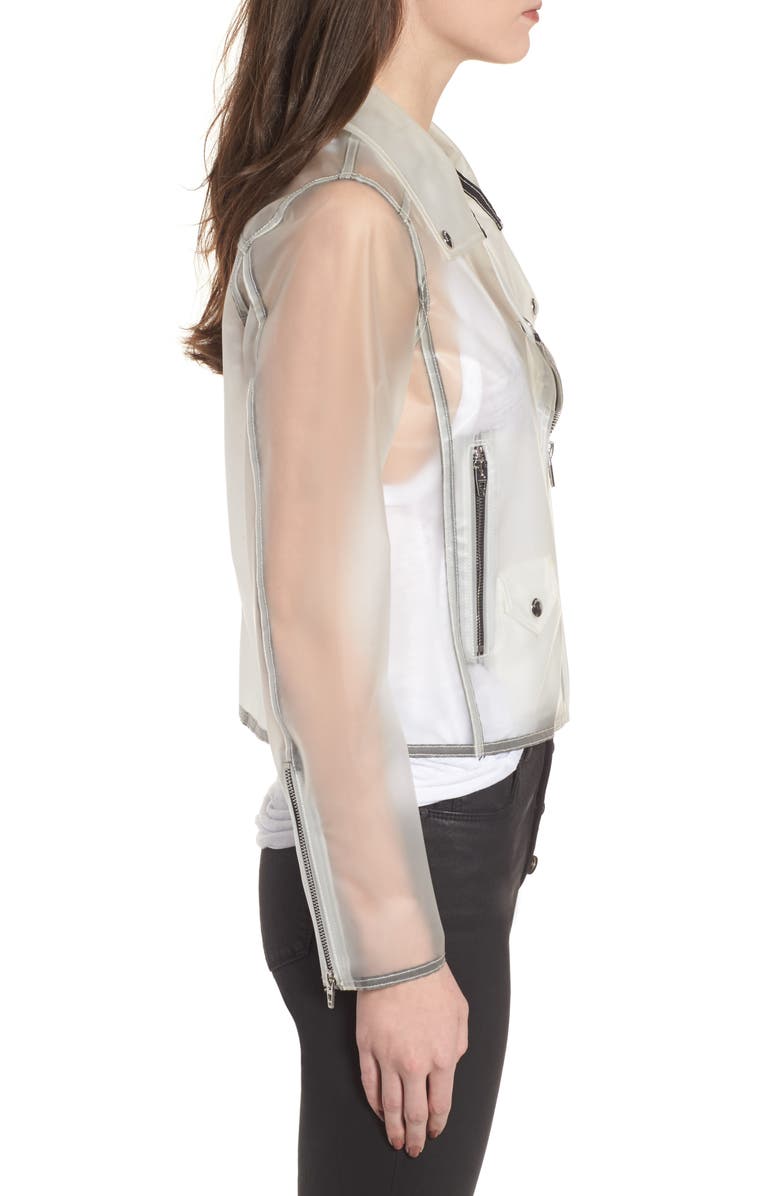 BLANKNYC Plastic Moto Jacket, Alternate, color,