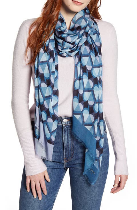 honeycomb oblong scarf