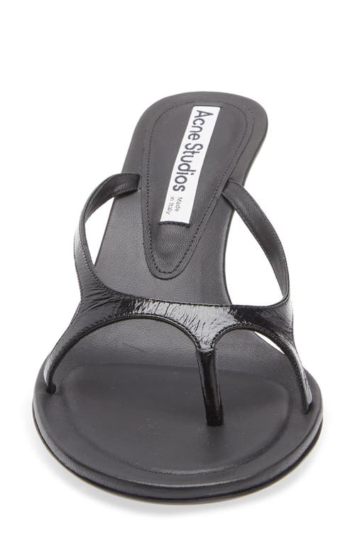 Acne Studios Beverly Lux Midsummer Sandal In Black
