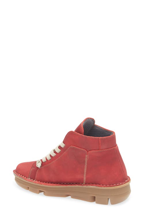 On Foot Touch Sneaker Boot In Red