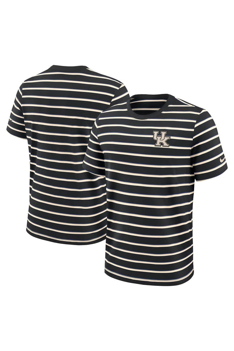 Men's Nike Black Kentucky Wildcats Athletic Prep Legacy Summit Stripe T-Shirt, Alternate, color, Black