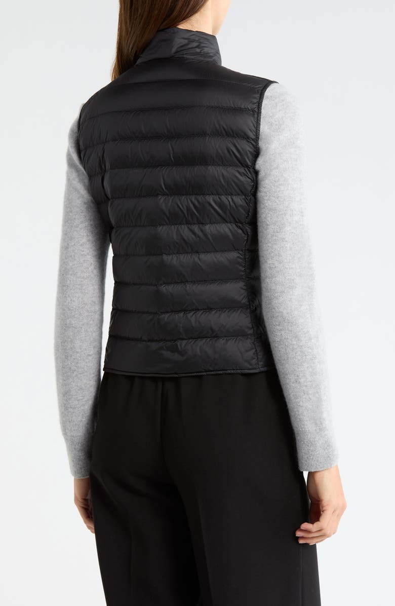 Moncler Liane Down Puffer Vest, Alternate, color, Black