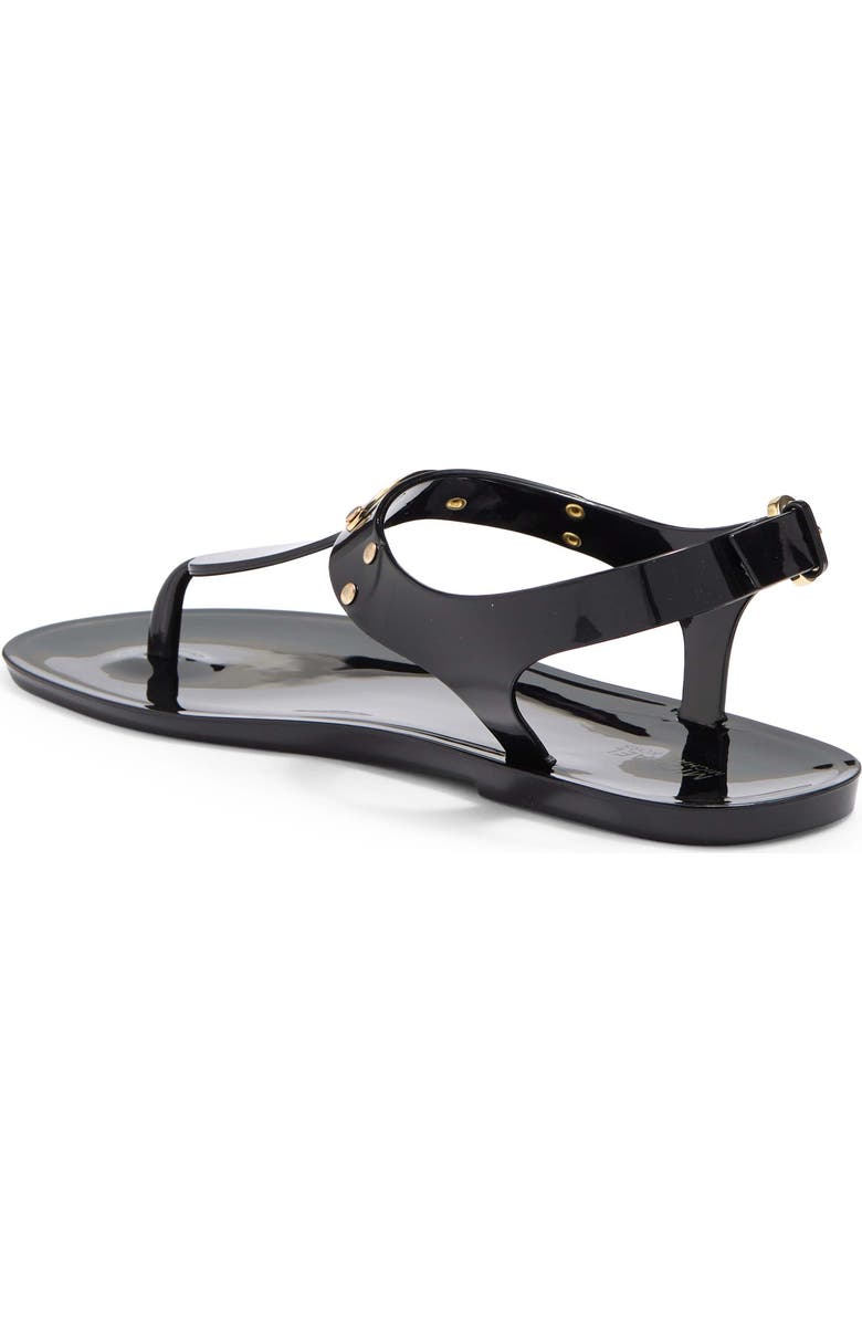 MICHAEL Michael Kors Logo Plate Jelly Sandal, Alternate, color,