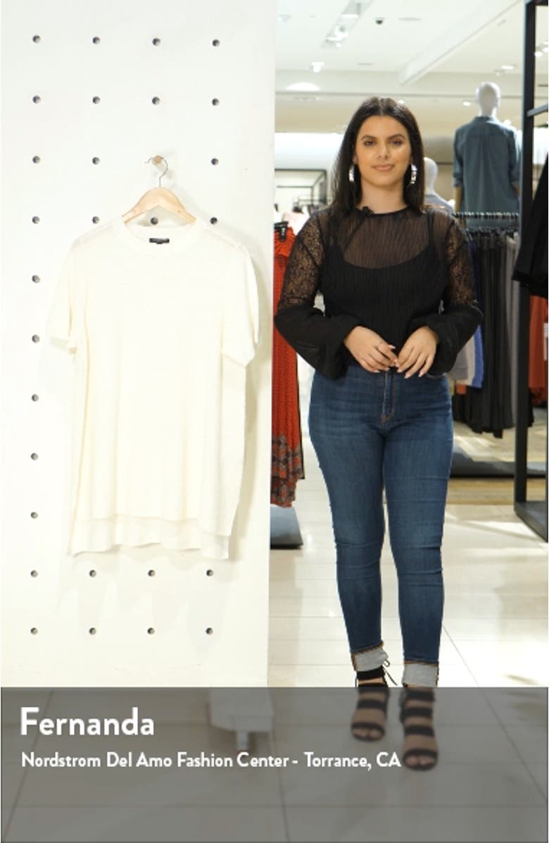 Organic Linen Blend Tunic Sweater, sales video thumbnail