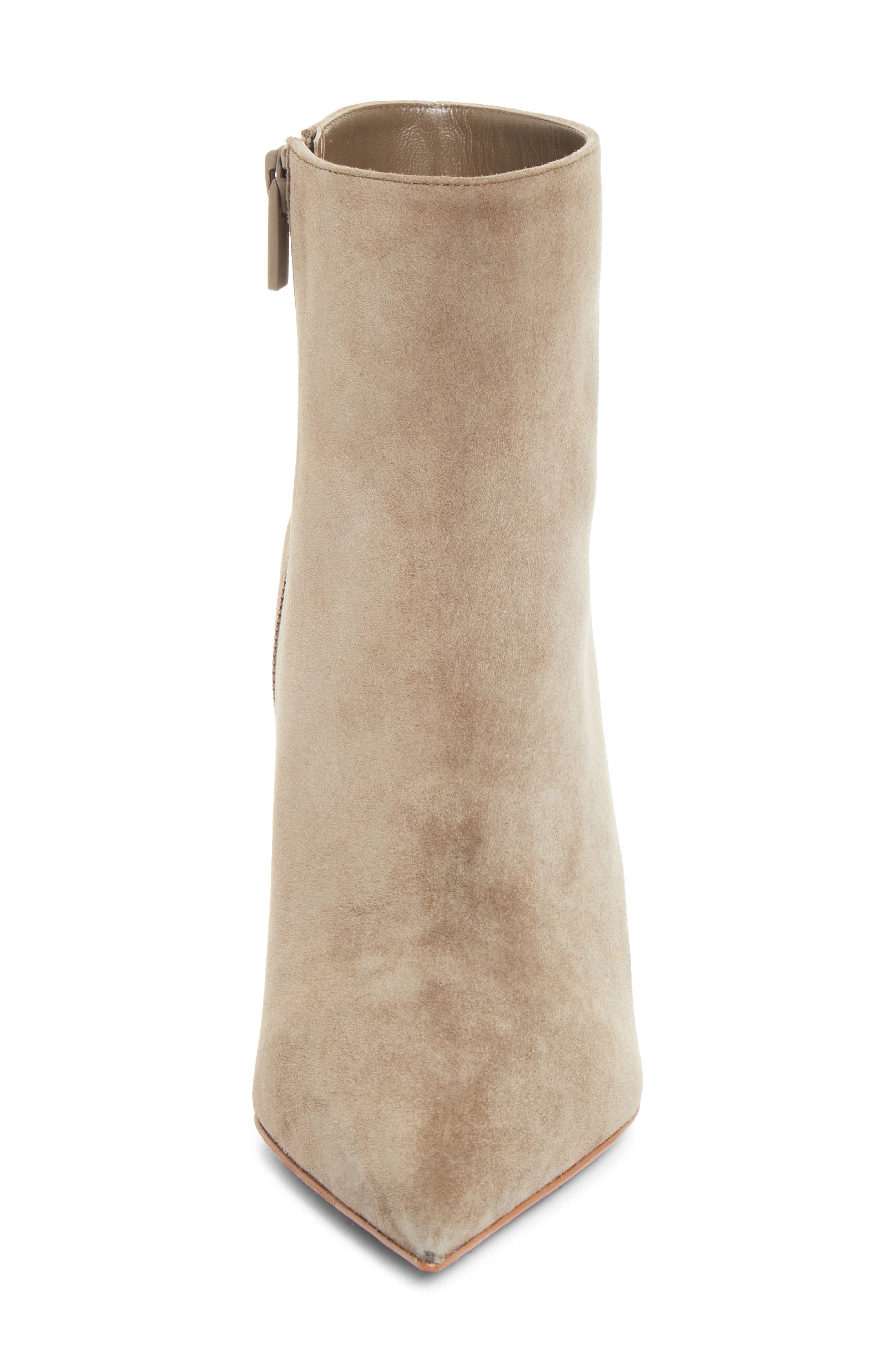 Christian Louboutin Miss Z Pointed Toe Bootie, Alternate, color, Silex