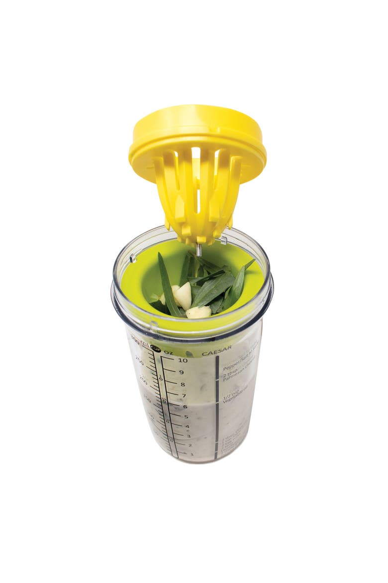 Salad Dressing Maker, Alternate, color, Clear