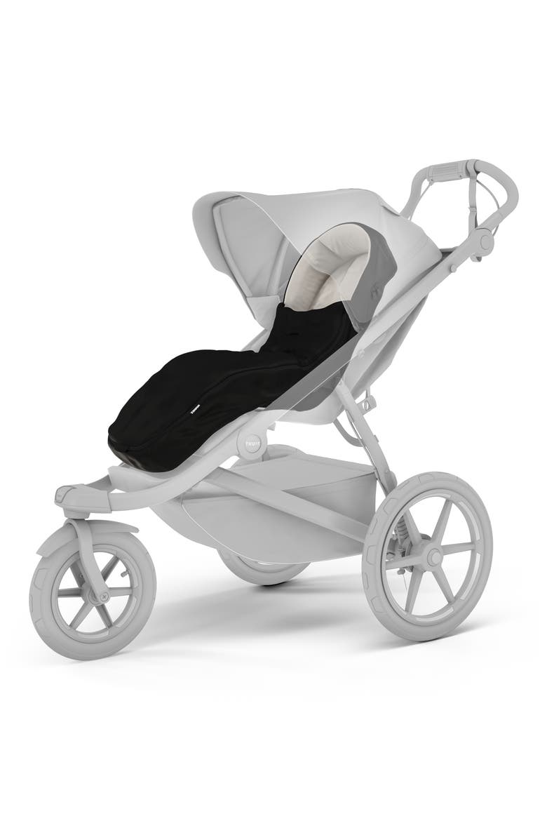 Stroller Footmuff, Alternate, color, BLACK
