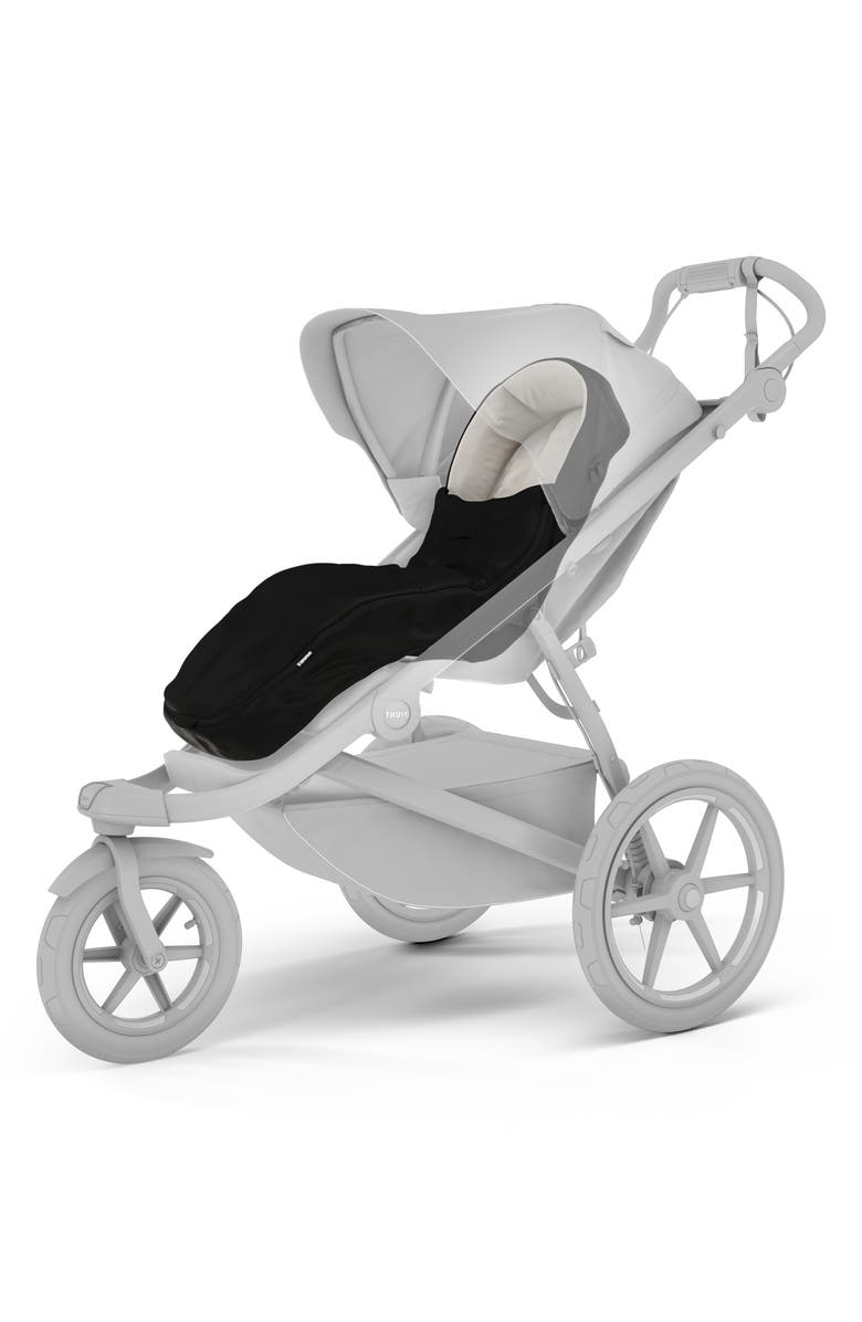 Thule Stroller Footmuff, Alternate, color, Black