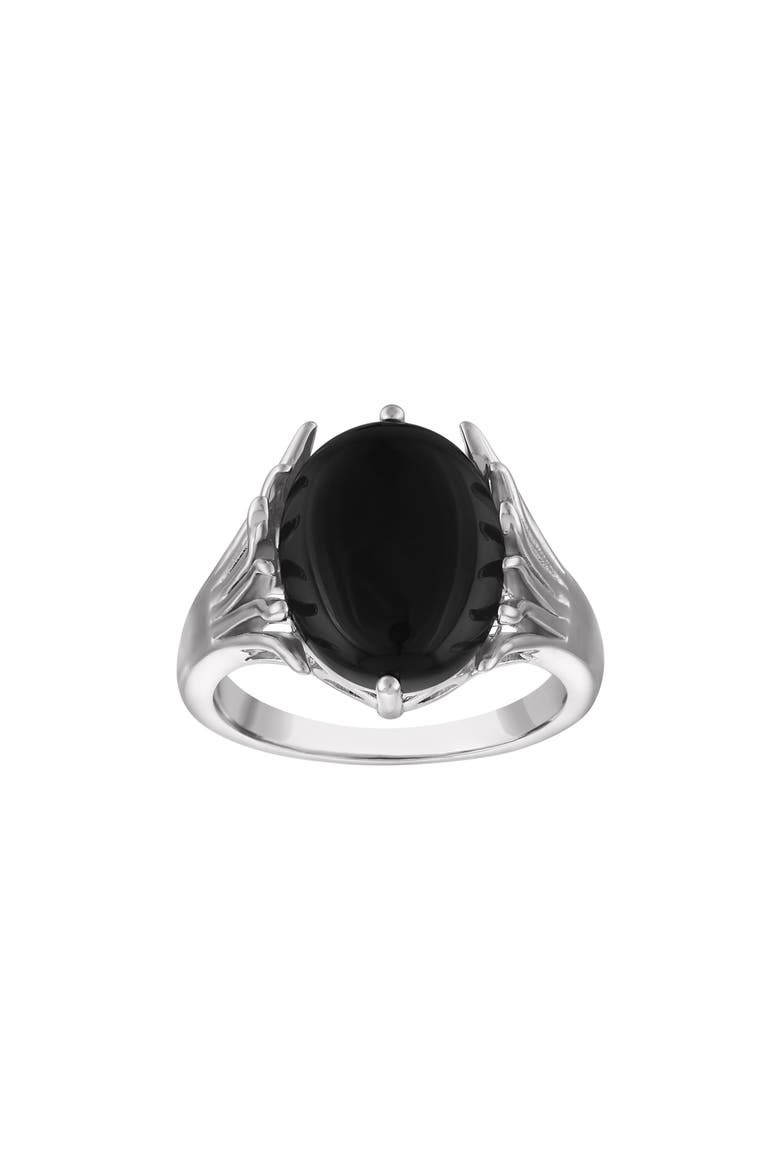 Onyx Statement Ring, Main, color, BLACK