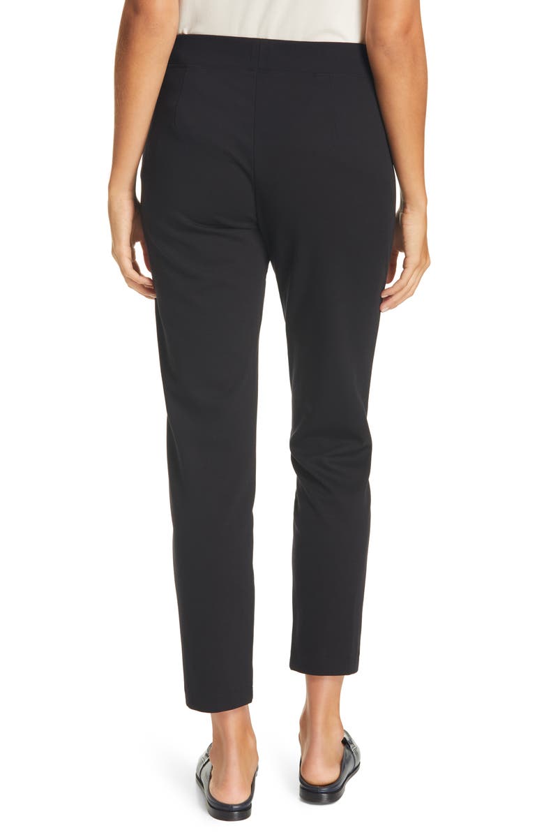 Eileen Fisher Flex Ponte Knit Ankle Pants, Alternate, color,