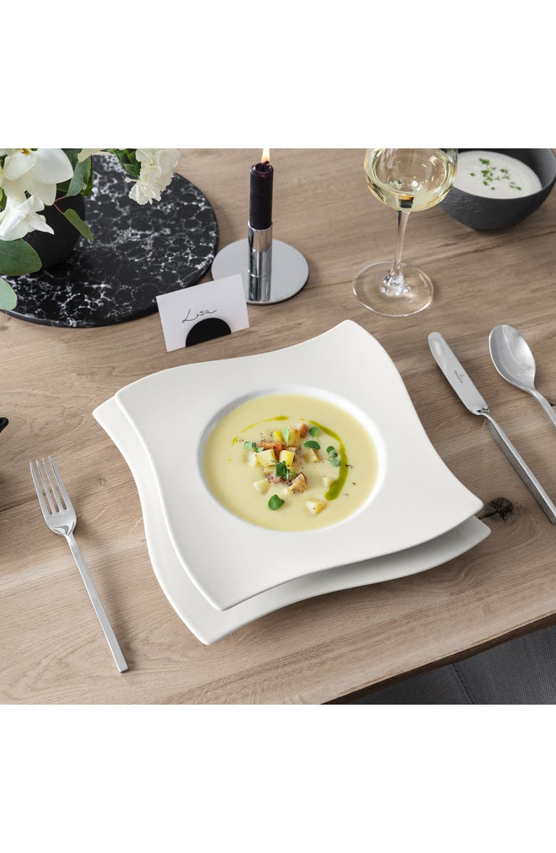 Villeroy & Boch NewWave Soup Bowl, Alternate, color, White