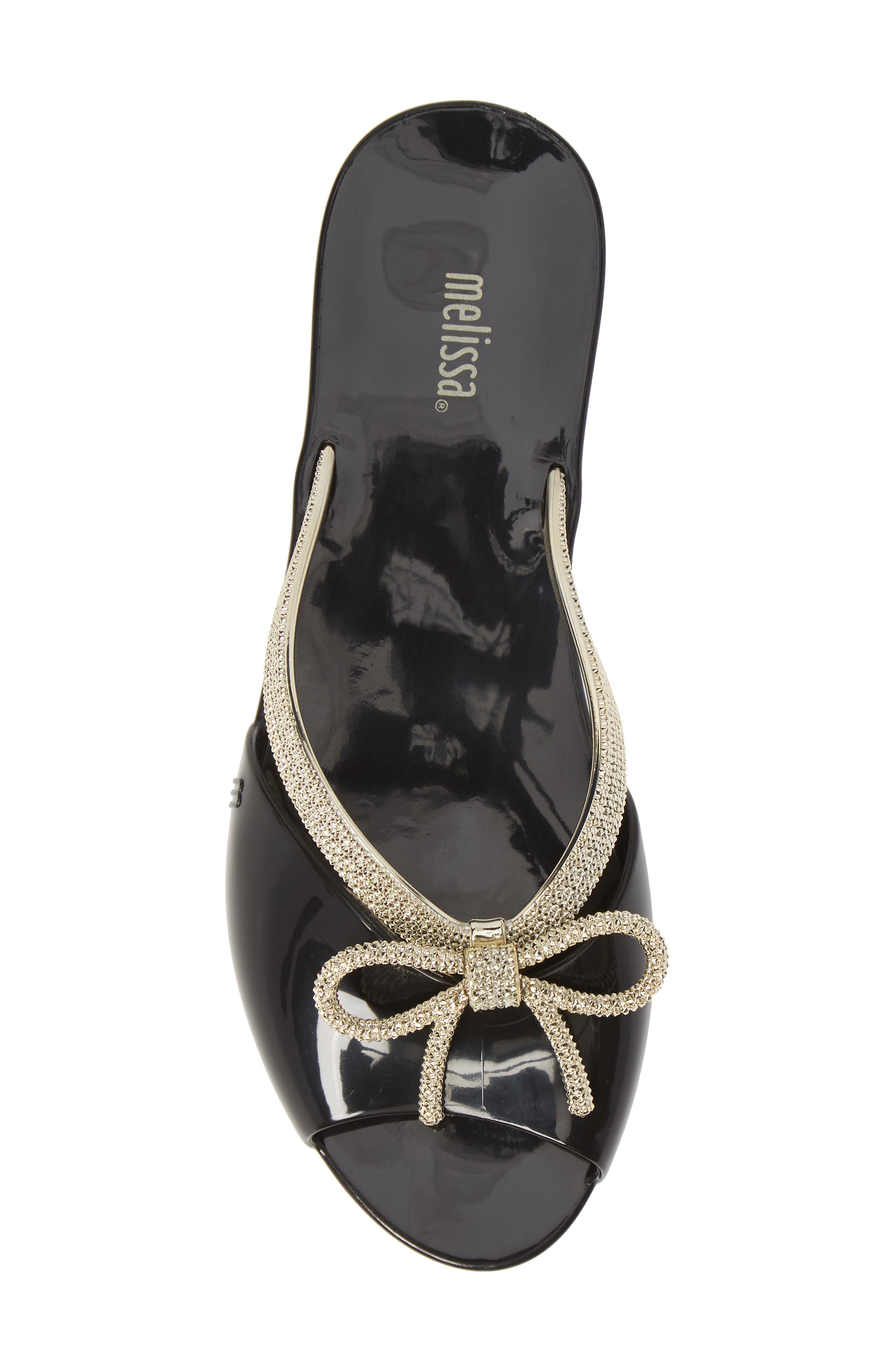 Melissa Ela Chrome Slide Sandal, Alternate, color, 