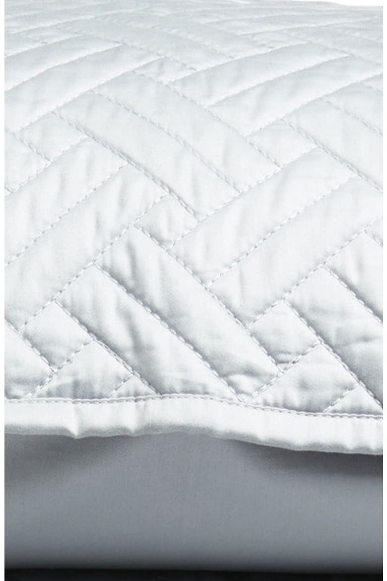 Heritage Organic Cotton Quilt & Sham Set, Alternate, color, SHORE