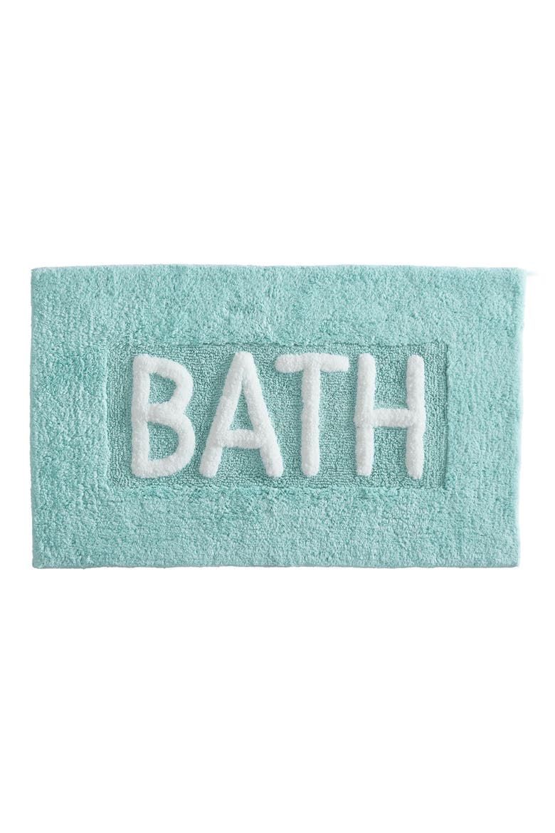 Bath Mat, Main, color, AQUA BLUE