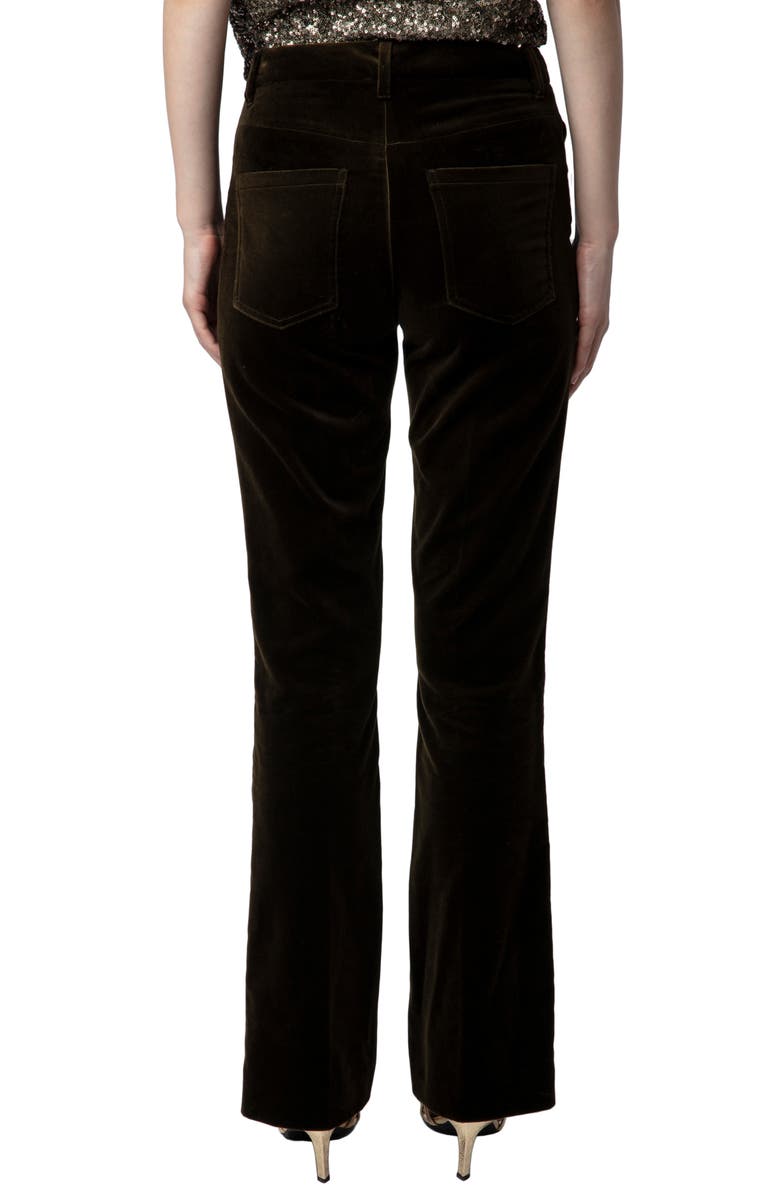 Zadig & Voltaire Pistol Cotton Velvet Pants, Alternate, color, 