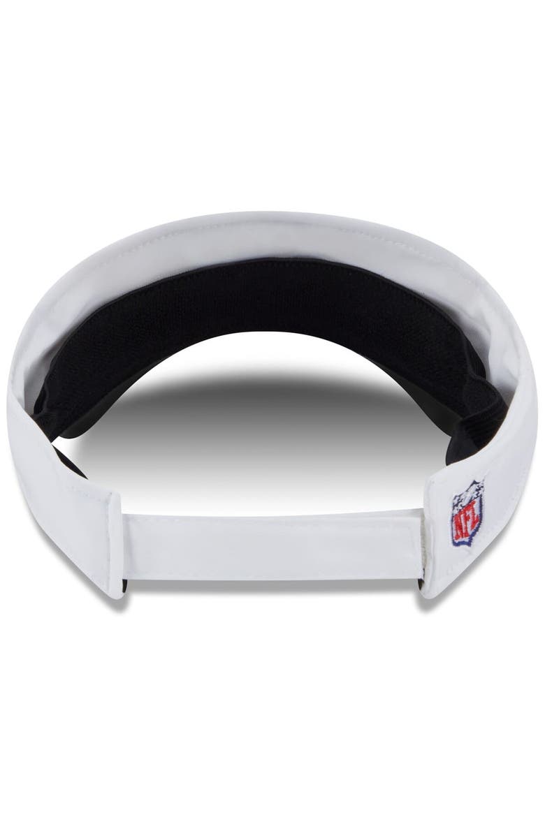 Men's New Era  White/Black Cincinnati Bengals 2025 NFL Training Camp Adjustable Visor, Alternate, color, White