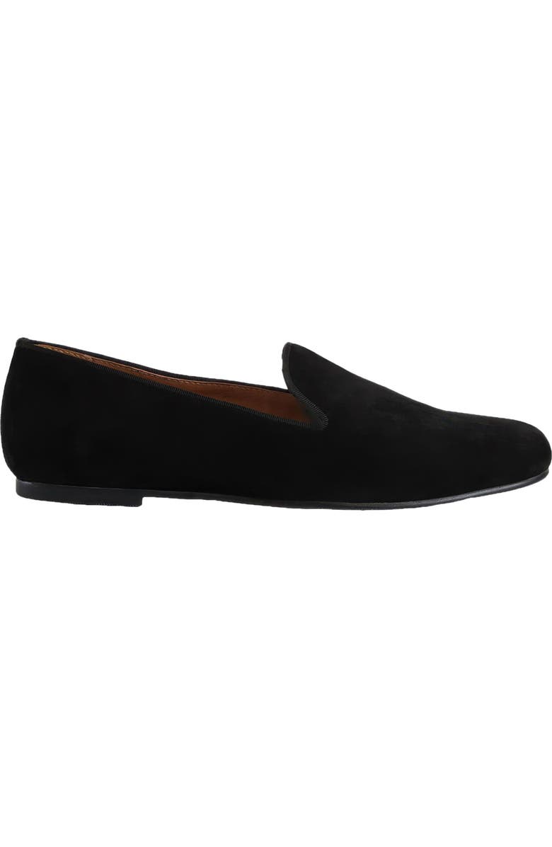 André Assous Sara Loafer, Alternate, color, Black Suede