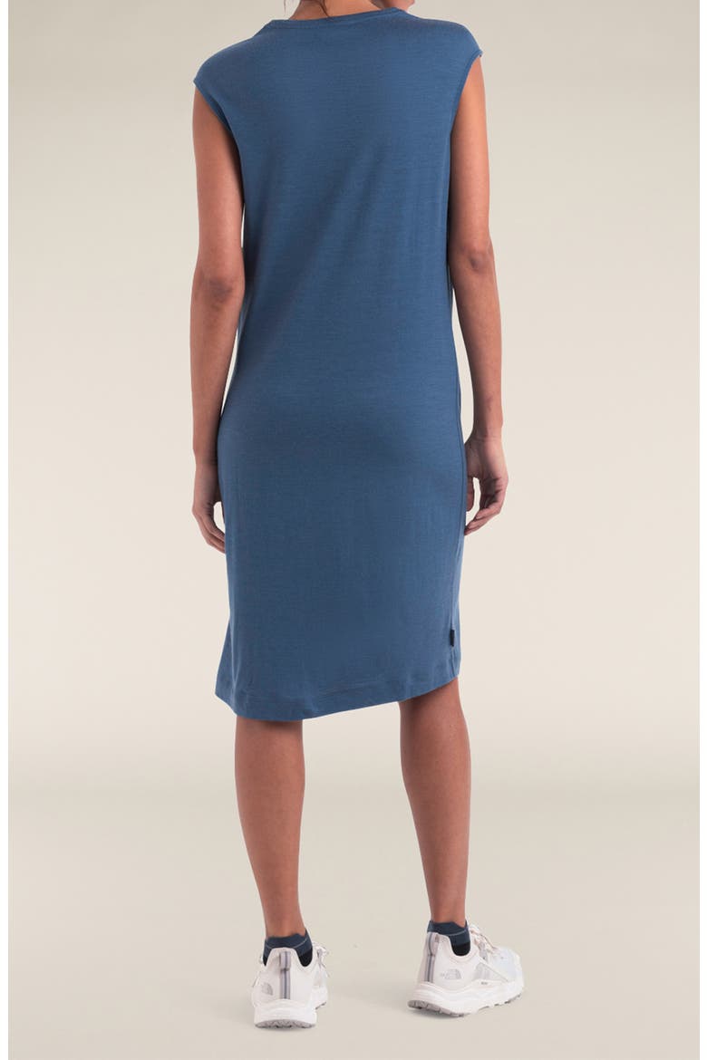 Granary Cap Sleeve Merino Wool T-Shirt Dress, Alternate, color, DAWN