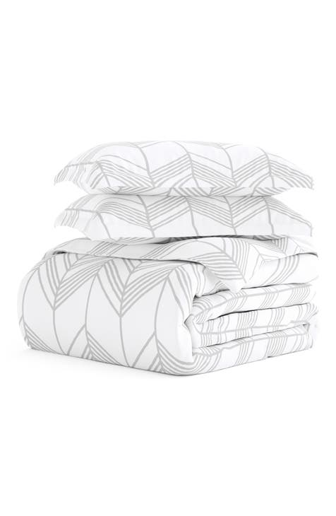 Premium Ultra Soft Alps Chevron Pattern 3-Piece Duvet Cover Set