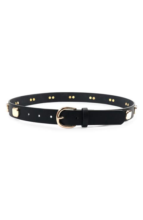 Studded Buckle Belt
