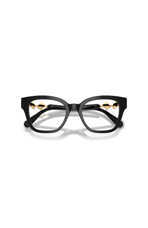 Swarovski 52mm Square Optical Glasses In Black