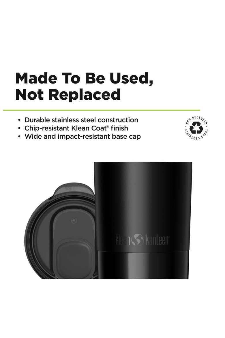 16oz Rise Tumbler with Slide Lid, Alternate, color, Black
