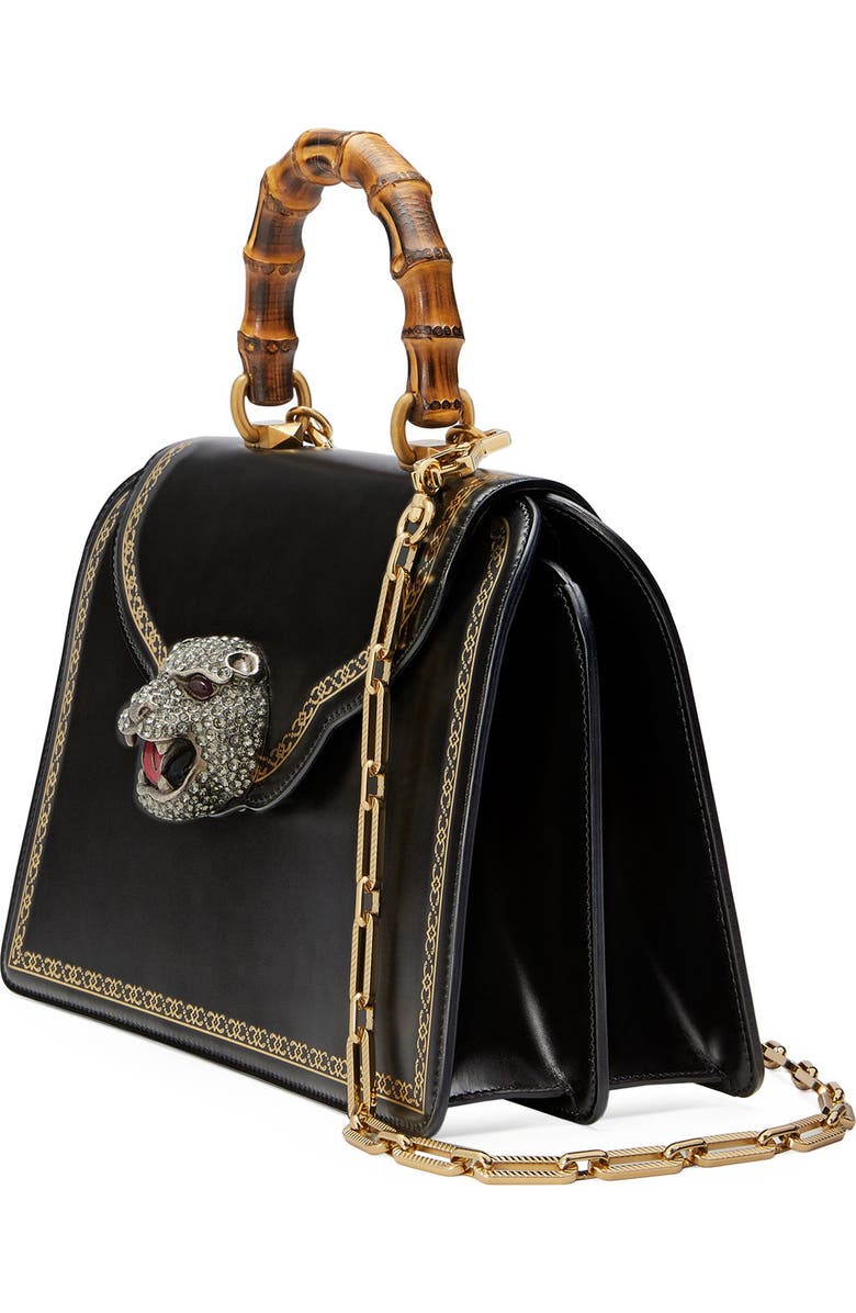Gucci Thiara Medium Leather Top Handle Bag, Alternate, color,