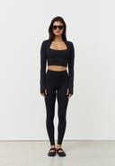 Sisterly Tribe Softsculpt Bolero Long Sleeve Top