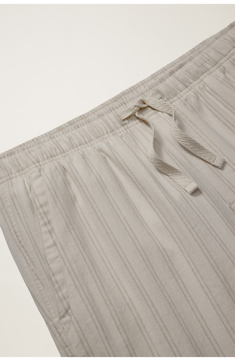 Bonobos Nomad Stripe Drawstring Cotton & Linen Shorts, Alternate, color, Calebson Stripe C19