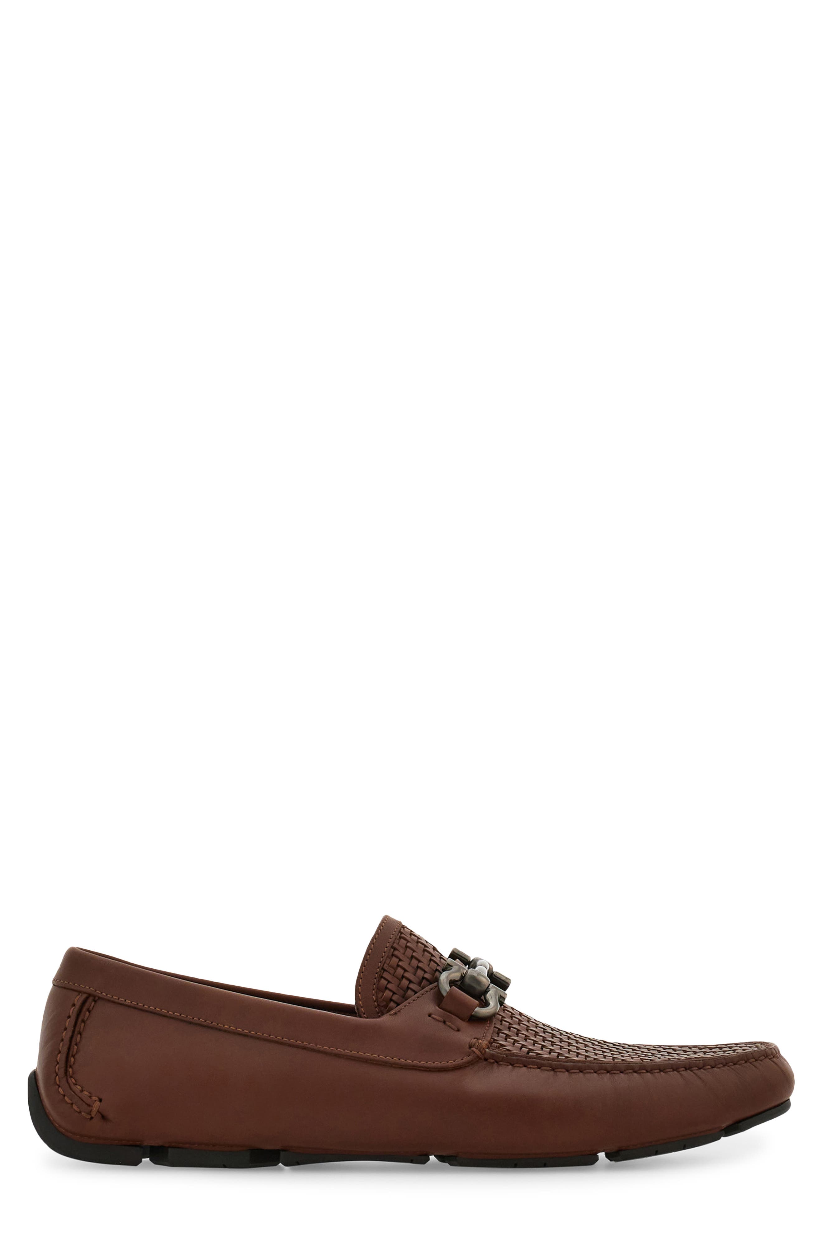 FERRAGAMO Parigi Bit Driving Shoe, Alternate, color, Midbrown
