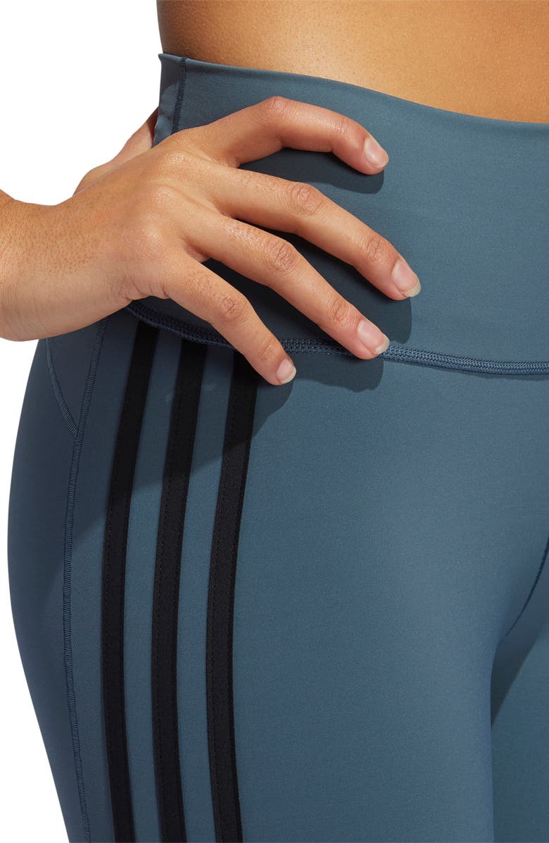 adidas 3-Stripes 7/8 Leggings, Alternate, color, 