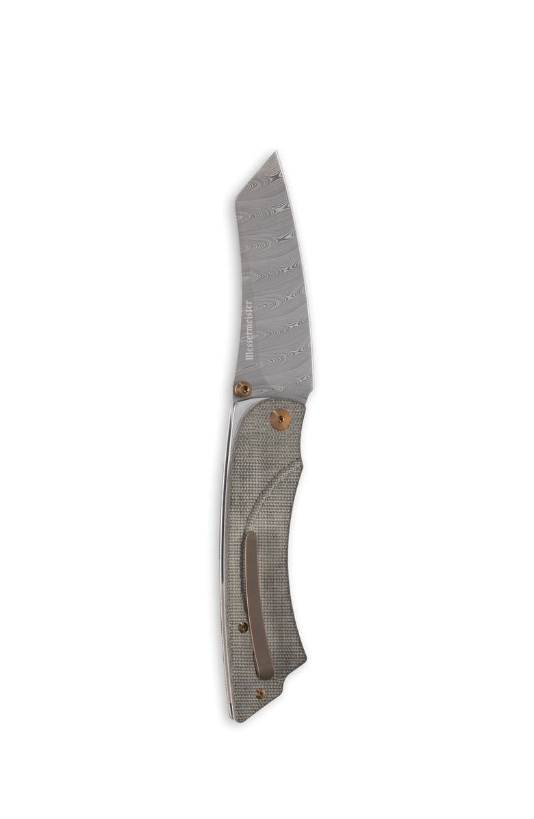 Messermeister Ojai Damasteel 3.75 inch Folder, Main, color, Silver