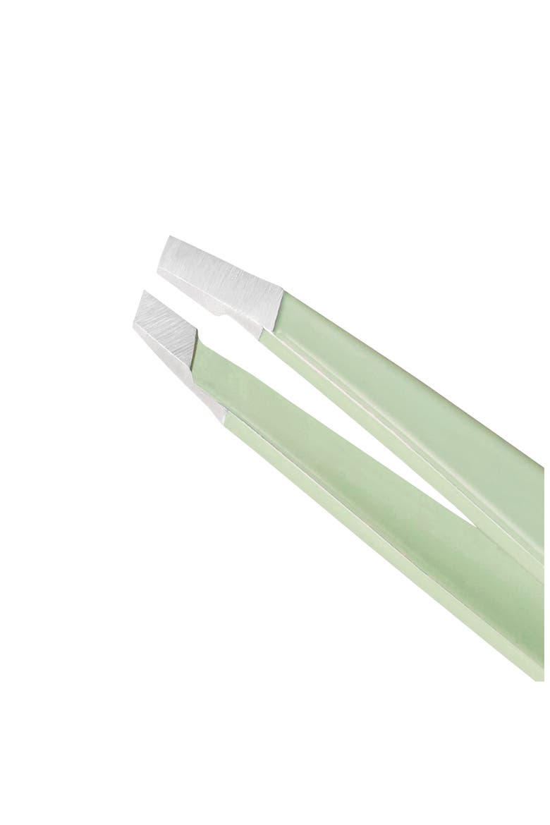 Pistachio Slant Tweezer, Alternate, color, PISTACHIO