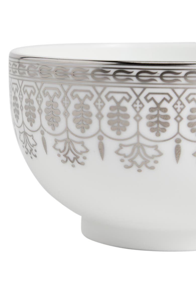 Wedgwood Silver Tonquin Bone China Bowl, Alternate, color, Silver