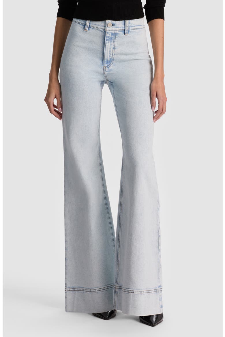 Gorgeous High Waist Flare Jeans, Main, color, DARLA LIGHT INDIGO