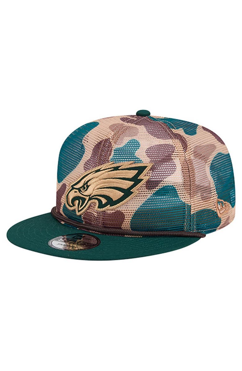 New Era Men's New Era Camo Philadelphia Eagles Duck Camo 9FIFTY Snapback Hat, Main, color, Camo