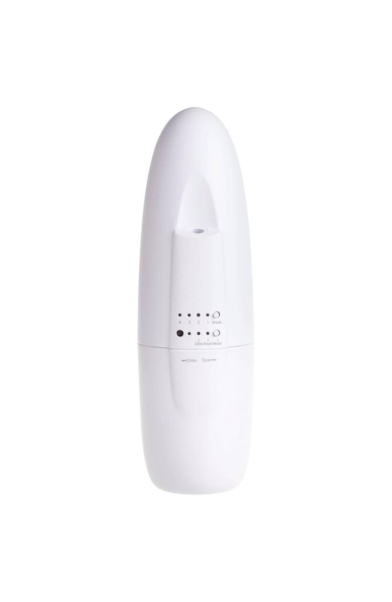 Luminuxe Plugin Essential Oil Diffuser Waterless Quiet Aroma Covers 500 Sq Ft, Main, color, White